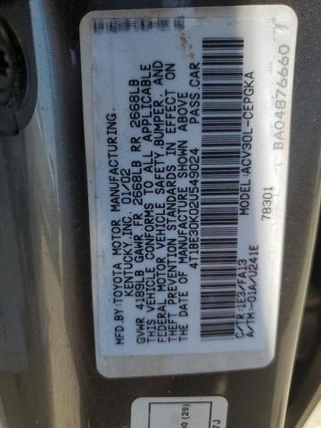 Photo 11 VIN: 4T1BE30K02U549024 - TOYOTA CAMRY 