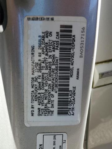 Photo 12 VIN: 4T1BE30K03U663347 - TOYOTA CAMRY LE 