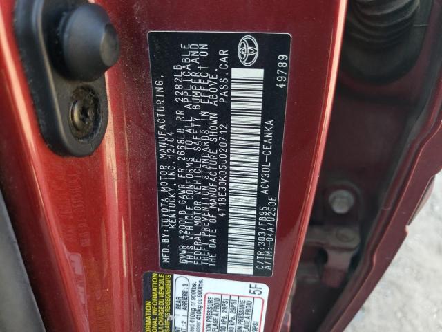 Photo 11 VIN: 4T1BE30K05U020712 - TOYOTA CAMRY LE 