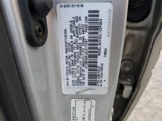 Photo 11 VIN: 4T1BE30K12U570397 - TOYOTA CAMRY LE 