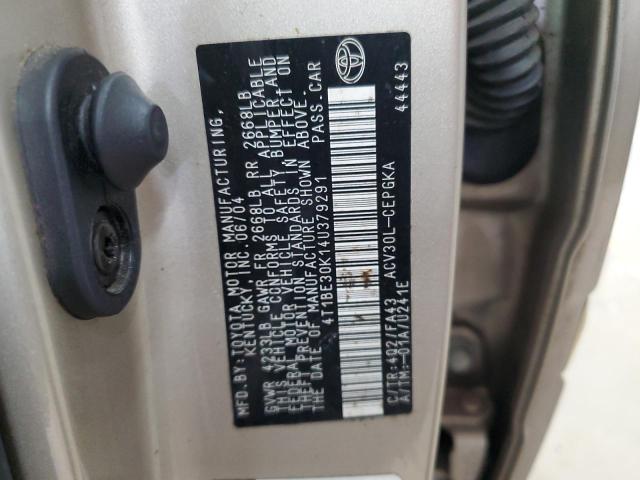 Photo 11 VIN: 4T1BE30K14U379291 - TOYOTA CAMRY LE 