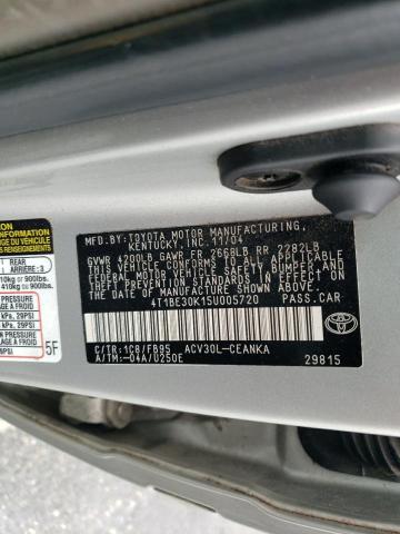 Photo 11 VIN: 4T1BE30K15U005720 - TOYOTA CAMRY LE 