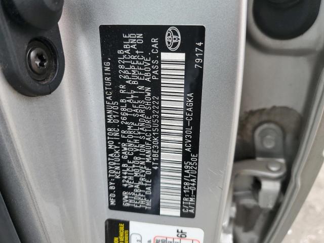 Photo 11 VIN: 4T1BE30K15U532222 - TOYOTA CAMRY LE 