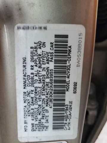 Photo 11 VIN: 4T1BE30K23U683955 - TOYOTA CAMRY 