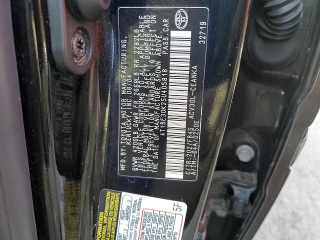 Photo 11 VIN: 4T1BE30K25U405818 - TOYOTA CAMRY LE 