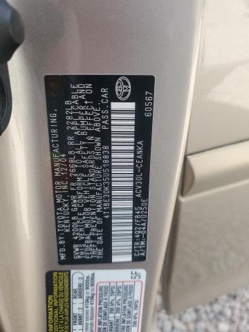 Photo 11 VIN: 4T1BE30K35U518838 - TOYOTA CAMRY LE 