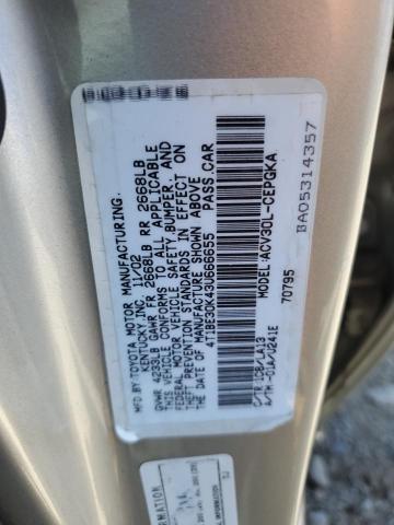 Photo 11 VIN: 4T1BE30K43U666655 - TOYOTA CAMRY 