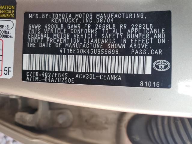 Photo 11 VIN: 4T1BE30K45U959698 - TOYOTA CAMRY 