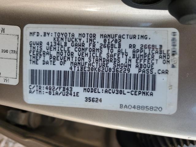 Photo 11 VIN: 4T1BE30K62U036229 - TOYOTA CAMRY 