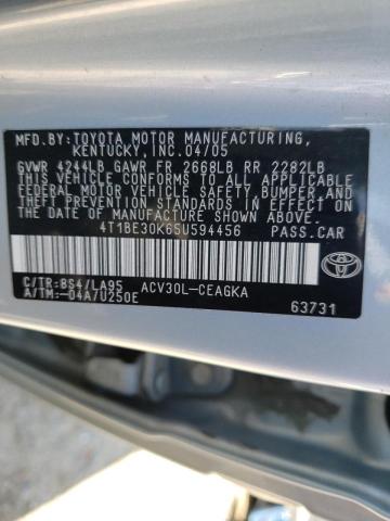 Photo 9 VIN: 4T1BE30K65U594456 - TOYOTA CAMRY LE 