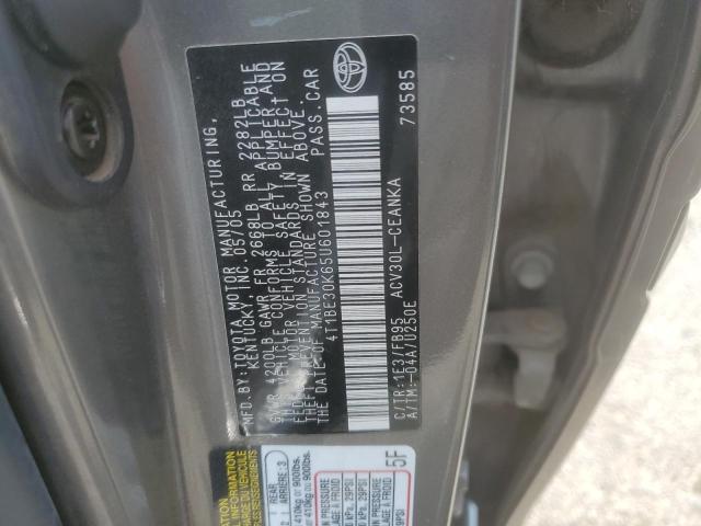 Photo 11 VIN: 4T1BE30K65U601843 - TOYOTA CAMRY 