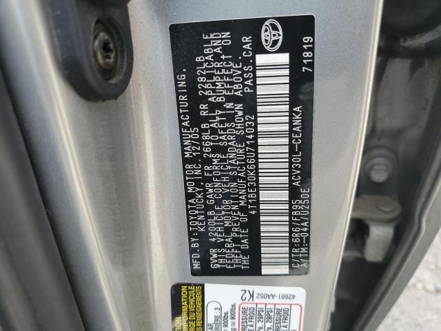 Photo 11 VIN: 4T1BE30K66U714032 - TOYOTA CAMRY 