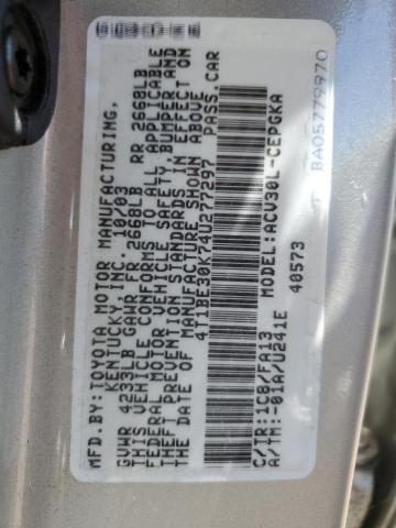 Photo 11 VIN: 4T1BE30K74U277297 - TOYOTA CAMRY 