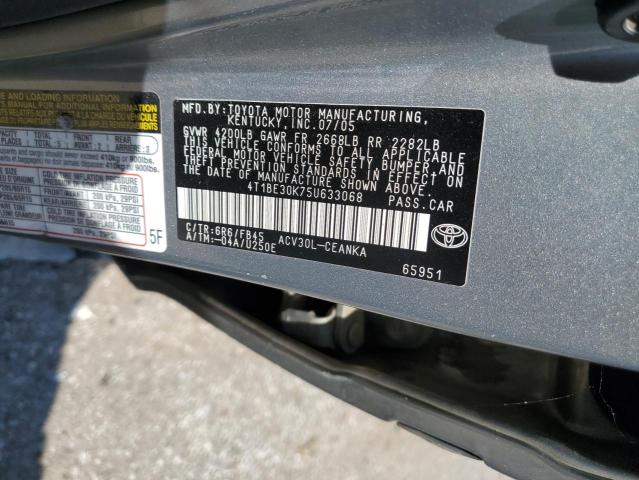 Photo 12 VIN: 4T1BE30K75U633068 - TOYOTA CAMRY LE 