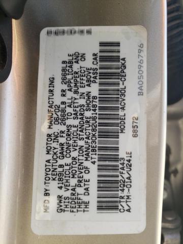 Photo 11 VIN: 4T1BE30K82U614878 - TOYOTA CAMRY LE 