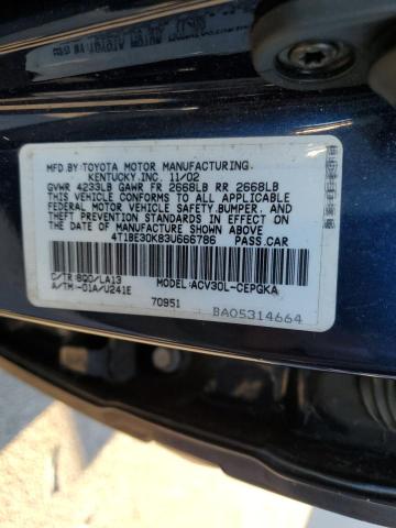 Photo 11 VIN: 4T1BE30K83U666786 - TOYOTA CAMRY 