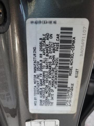 Photo 11 VIN: 4T1BE30K83U734231 - TOYOTA CAMRY 