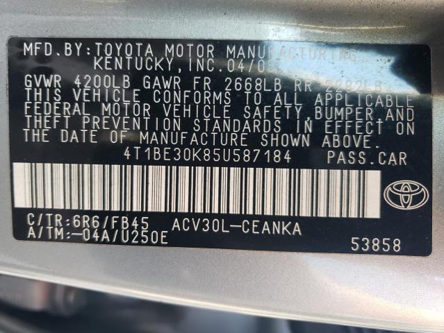 Photo 11 VIN: 4T1BE30K85U587184 - TOYOTA CAMRY LE 