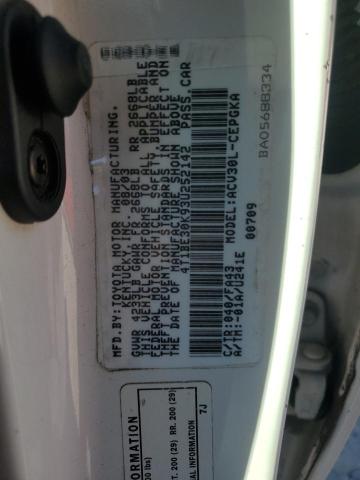 Photo 11 VIN: 4T1BE30K93U252142 - TOYOTA CAMRY LE 