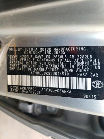 Photo 11 VIN: 4T1BE30K95U614540 - TOYOTA CAMRY 