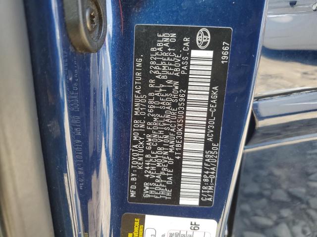 Photo 11 VIN: 4T1BE30KX5U035962 - TOYOTA CAMRY LE 