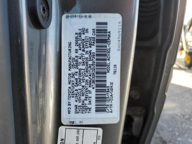 Photo 11 VIN: 4T1BE32K02U597393 - TOYOTA CAMRY LE 