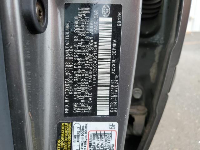 Photo 11 VIN: 4T1BE32K04U914589 - TOYOTA CAMRY LE 