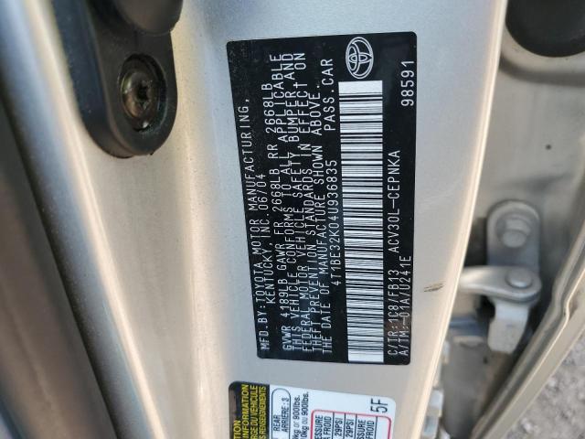 Photo 11 VIN: 4T1BE32K04U936835 - TOYOTA CAMRY 