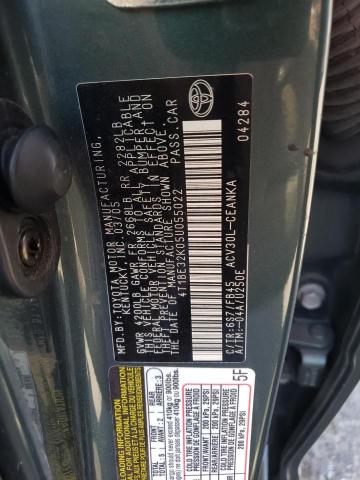 Photo 11 VIN: 4T1BE32K05U055022 - TOYOTA CAMRY LE 