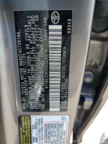 Photo 11 VIN: 4T1BE32K05U524870 - TOYOTA CAMRY 