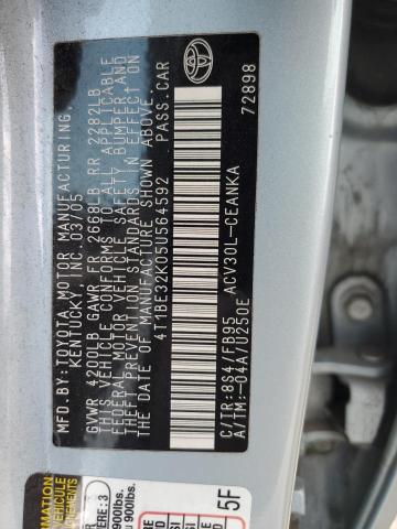 Photo 11 VIN: 4T1BE32K05U564592 - TOYOTA CAMRY 