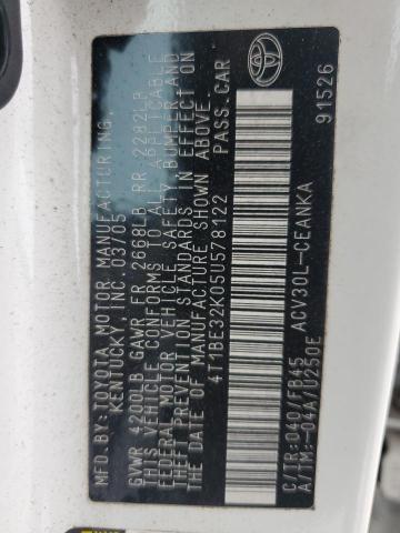 Photo 11 VIN: 4T1BE32K05U578122 - TOYOTA CAMRY LE 