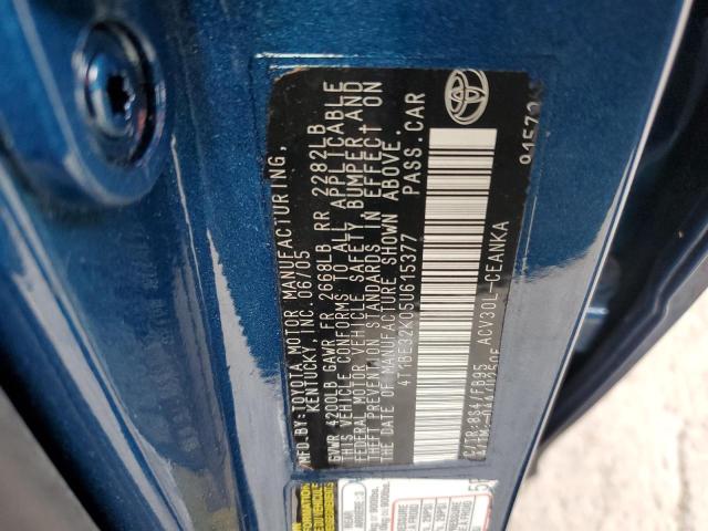 Photo 11 VIN: 4T1BE32K05U615377 - TOYOTA CAMRY LE 