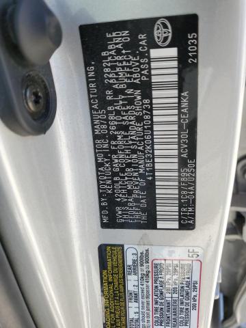 Photo 11 VIN: 4T1BE32K06U108738 - TOYOTA CAMRY 