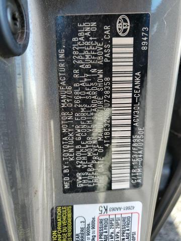 Photo 11 VIN: 4T1BE32K06U728358 - TOYOTA CAMRY 