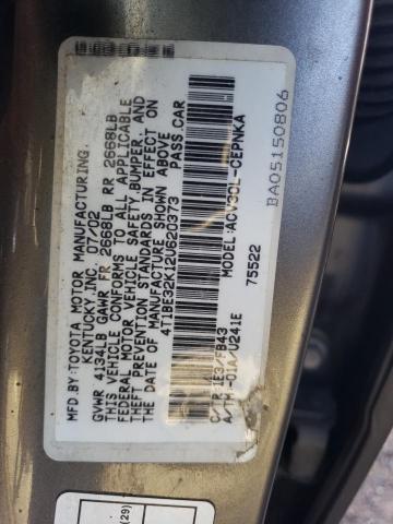 Photo 11 VIN: 4T1BE32K12U620373 - TOYOTA CAMRY 