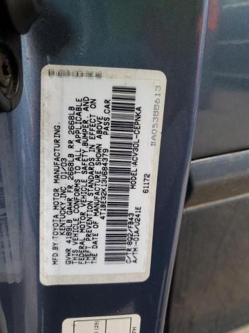 Photo 11 VIN: 4T1BE32K13U684379 - TOYOTA CAMRY 