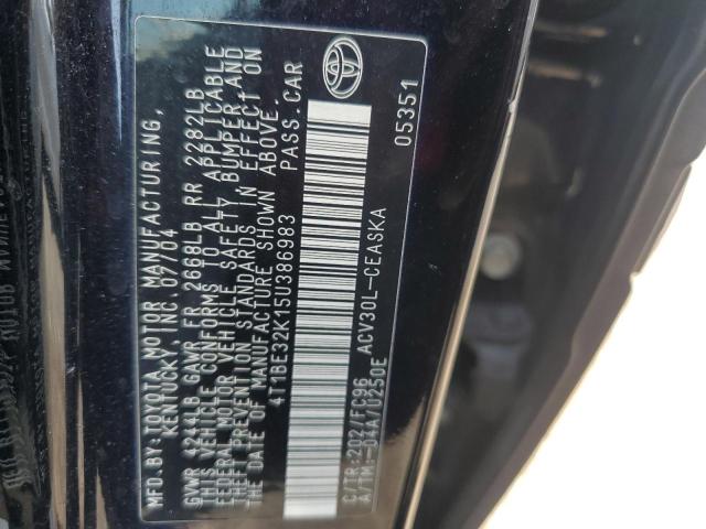 Photo 11 VIN: 4T1BE32K15U386983 - TOYOTA CAMRY LE 