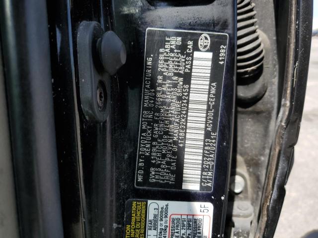 Photo 11 VIN: 4T1BE32K24U342456 - TOYOTA CAMRY LE 