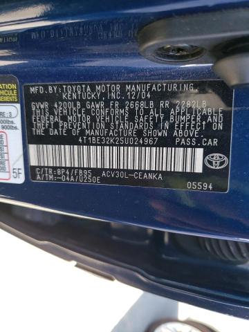 Photo 11 VIN: 4T1BE32K25U024967 - TOYOTA CAMRY LE 