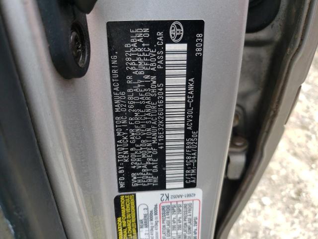 Photo 11 VIN: 4T1BE32K26U163045 - TOYOTA CAMRY LE 