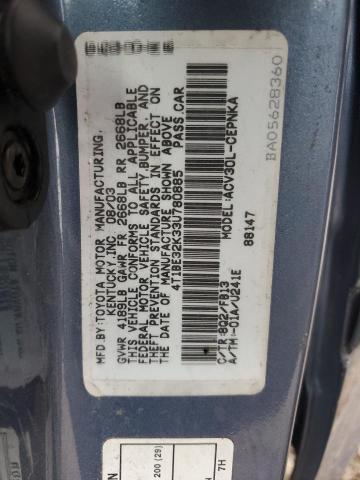 Photo 11 VIN: 4T1BE32K33U780885 - TOYOTA CAMRY 