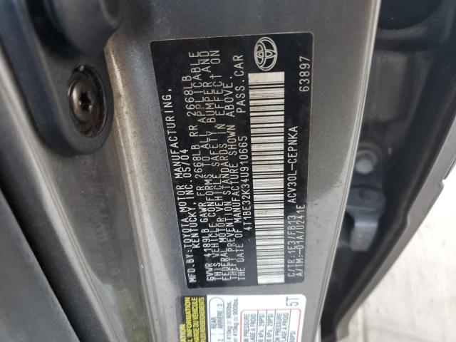 Photo 11 VIN: 4T1BE32K34U910665 - TOYOTA CAMRY LE 