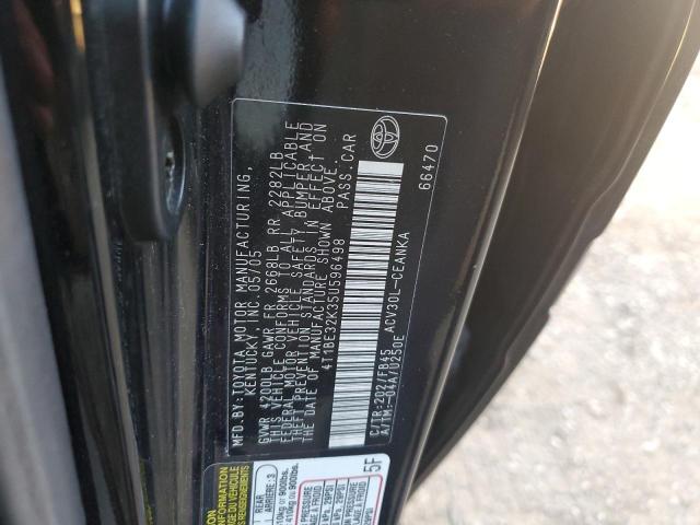 Photo 11 VIN: 4T1BE32K35U596498 - TOYOTA CAMRY LE 