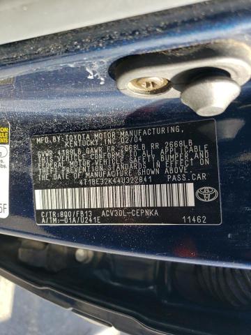 Photo 11 VIN: 4T1BE32K44U322841 - TOYOTA CAMRY 