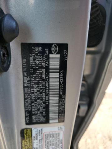 Photo 11 VIN: 4T1BE32K44U857491 - TOYOTA CAMRY LE 