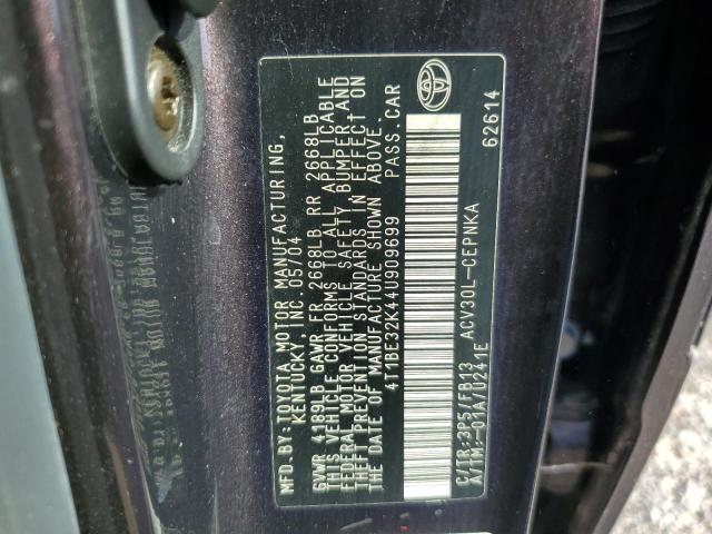 Photo 11 VIN: 4T1BE32K44U909699 - TOYOTA CAMRY LE 