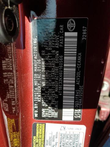 Photo 11 VIN: 4T1BE32K46U160566 - TOYOTA CAMRY 