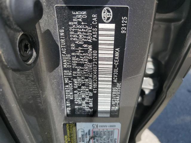 Photo 11 VIN: 4T1BE32K46U731280 - TOYOTA CAMRY LE 