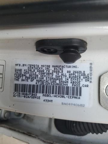 Photo 11 VIN: 4T1BE32K52U068344 - TOYOTA CAMRY LE 